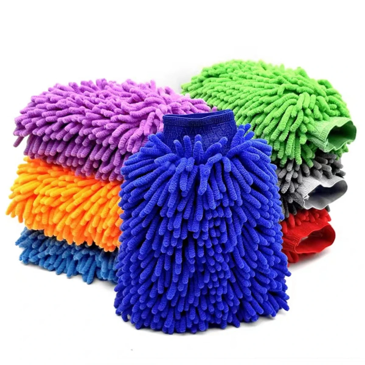 Detailing Brush Set - 1/2 Stuks Auto Wassen Handschoen Coral