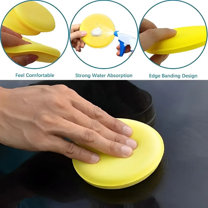 6 STKS Car Care Foam Wax Appli - Wax Applicator Pad recensie en prijs