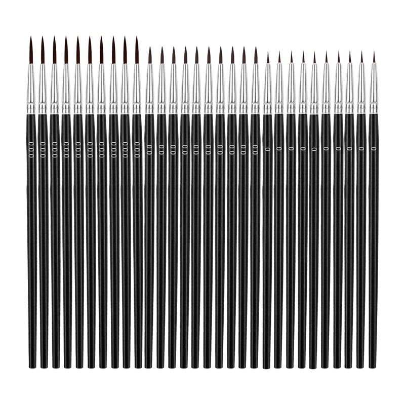 30 stuks kleine detailverfbors - Detailing Brush Set recensie en prijs
