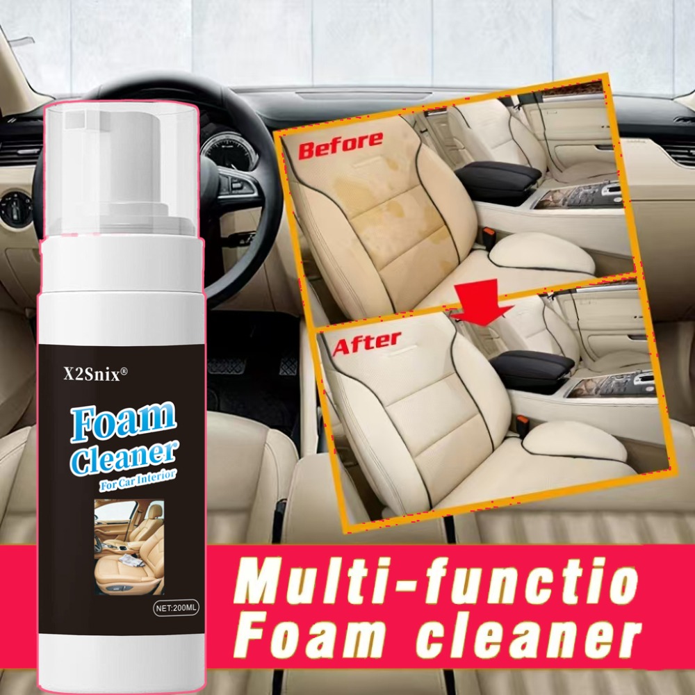 Nieuwe multifunctionele schuim - Leather Cleaner Interior recensie en prijs