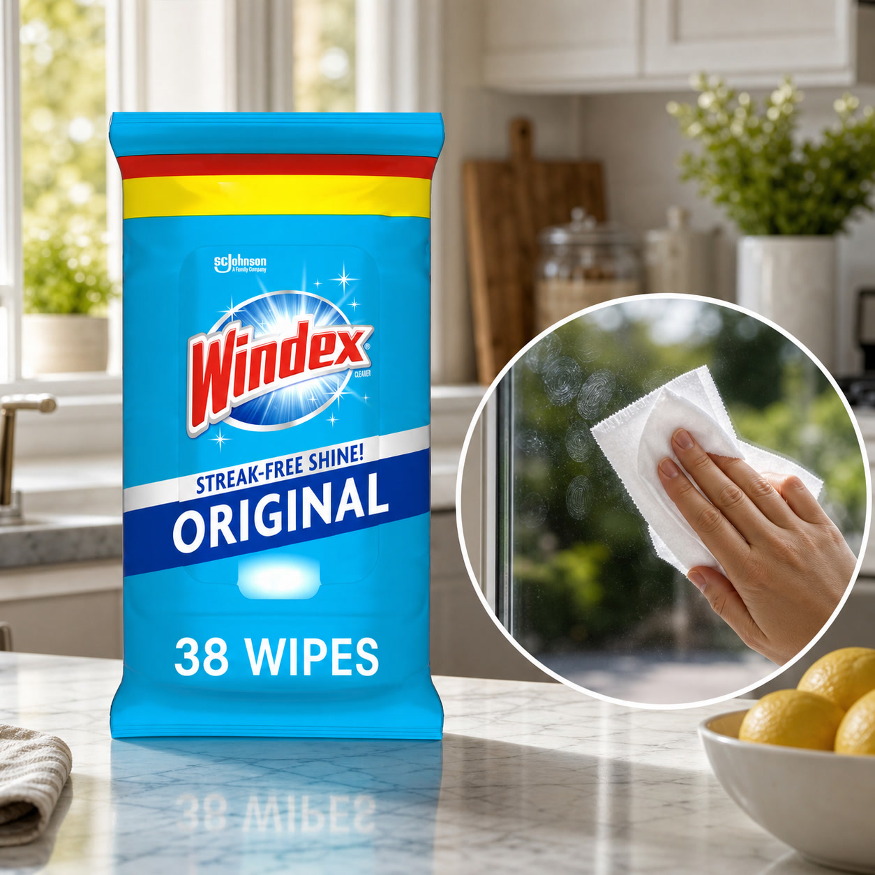 38 stuks voorgevochtigde raam- - Glass Cleaner Streak recensie en prijs