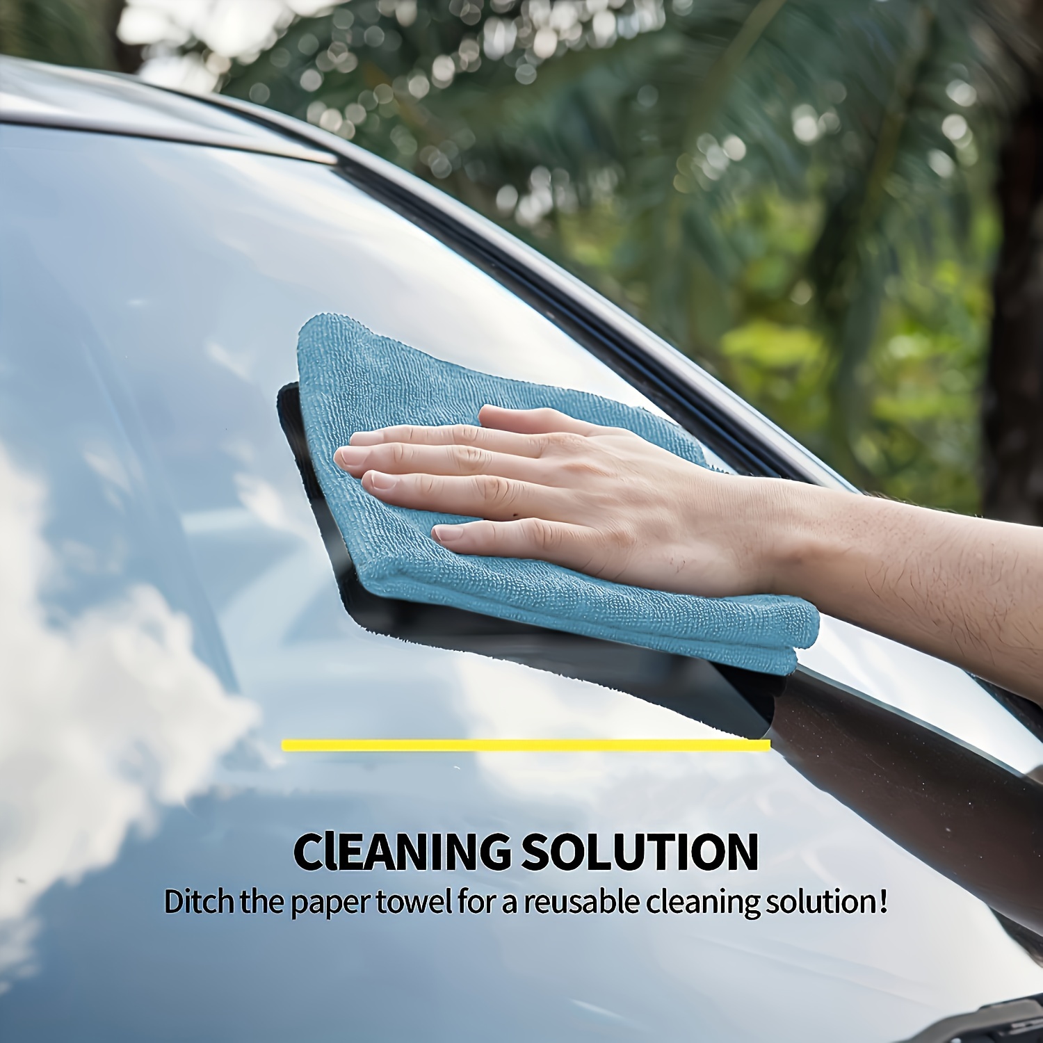 1-50 stuks lichtblauwe microve - Microfiber Towel Detailing recensie en prijs