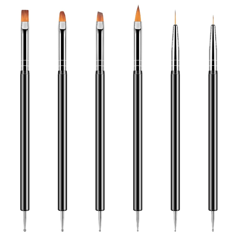 Dubbelzijdige nagelkunst stipp - Detailing Brush Set recensie en prijs